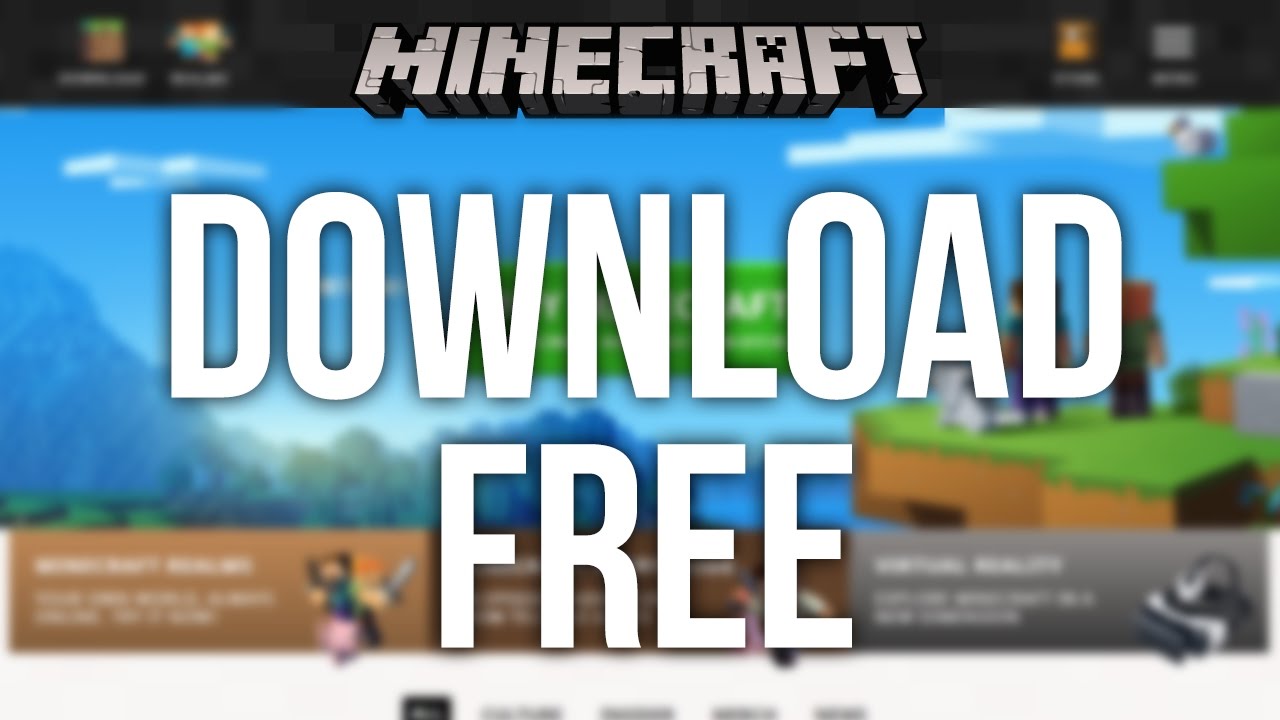 minecraft bedrock free download pc